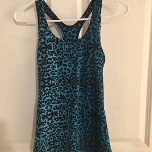 Cheetah Print Workout Tank Top